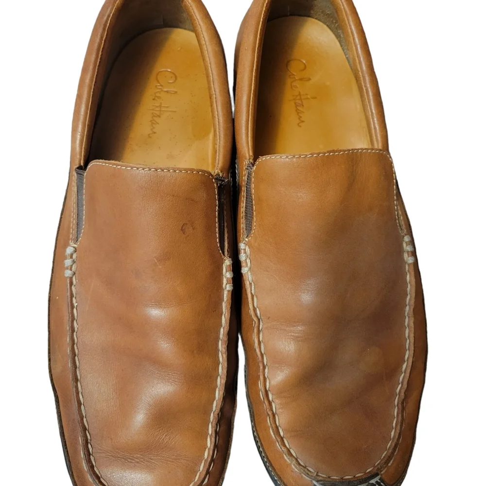 Cole Haan Mens Loafers Brown Size 12